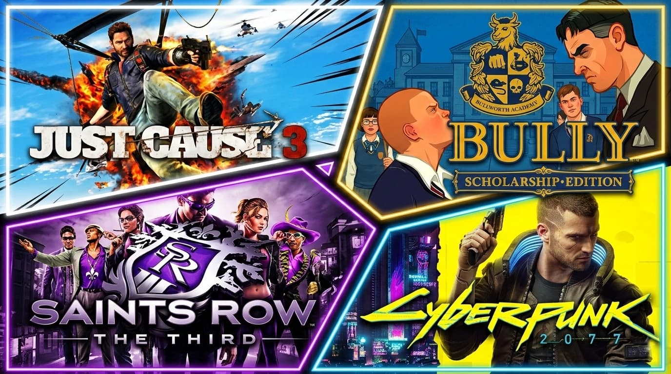 Best Games Like Grand Theft Auto: 10 Open-World Crime Games That Actually Hit