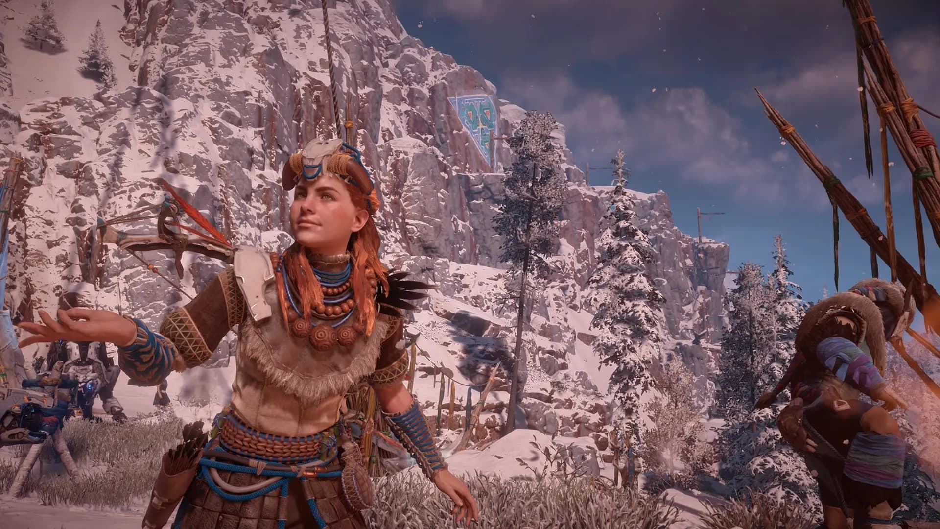 Horizon Zero Dawn in-game moment.