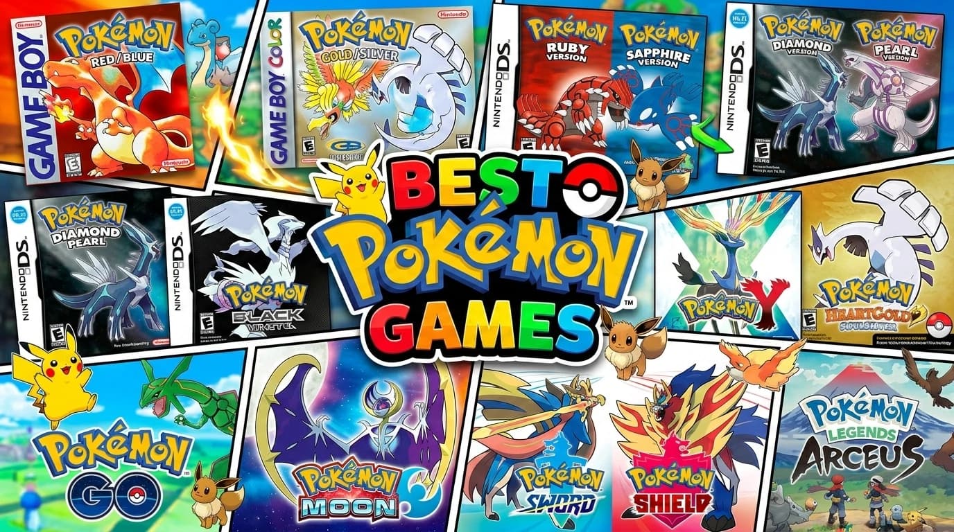 Pokemon Games Ranked: Every Mainline Generation From Worst To Best